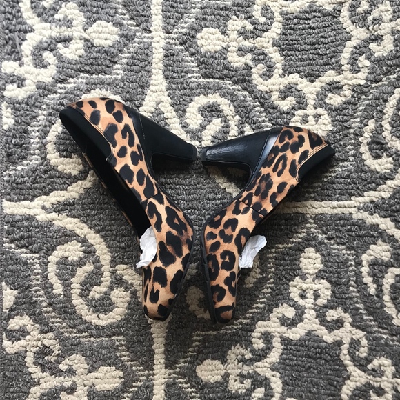NWT KENNETH COLE REACTION Juice Time Leopard Pump - Picture 5 of 7